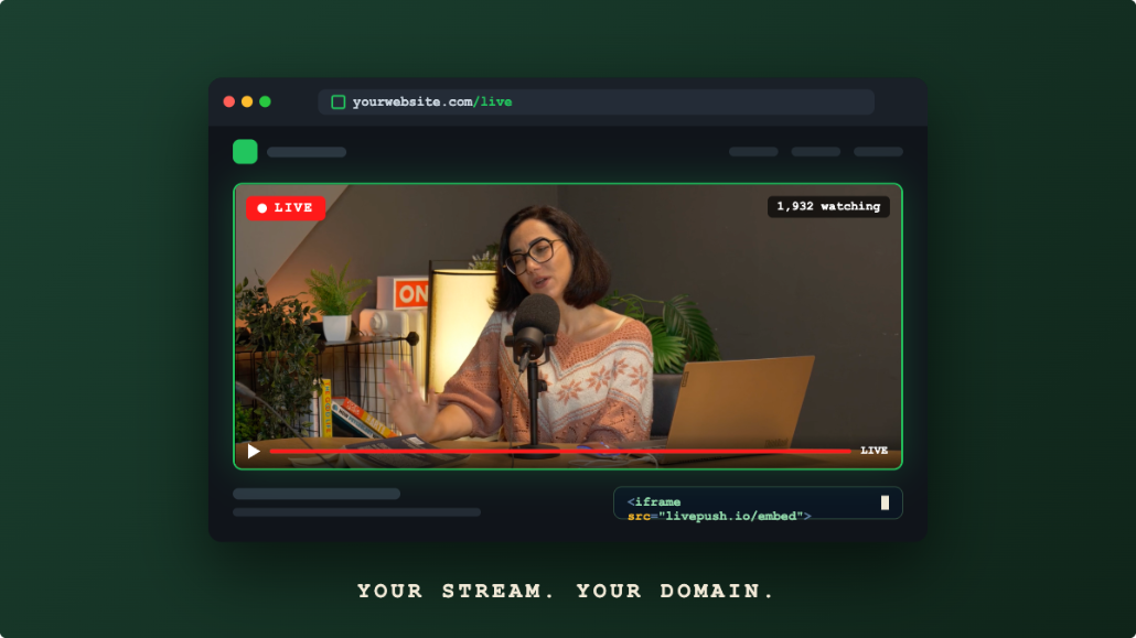 How to Embed a Live Stream on Your Website