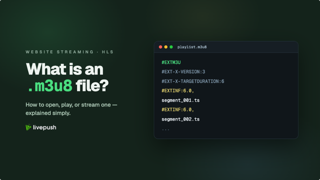 What Is an M3U8 File? How to Open or Stream One