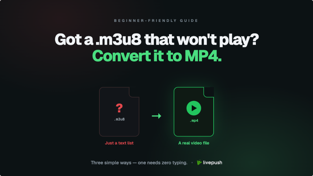 How to Convert M3U8 to MP4 (and Download HLS)