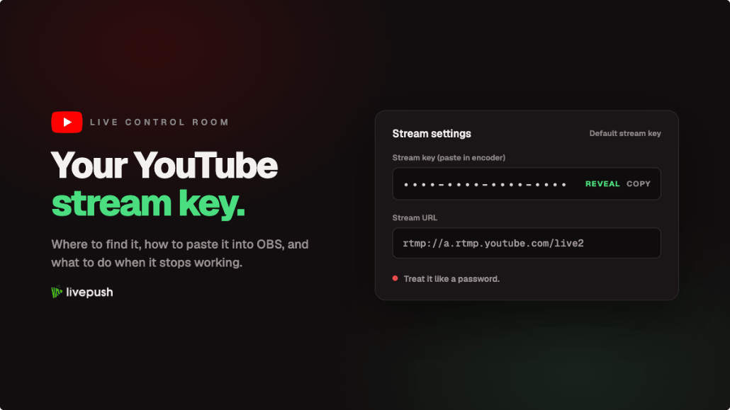 YouTube Stream Key: How to Find and Use It